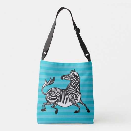 Zebra Crossbody Bag Crossbody Tas (Achterkant)
