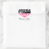 Zebra Damask Enregistrer le sticker de date (Sac)