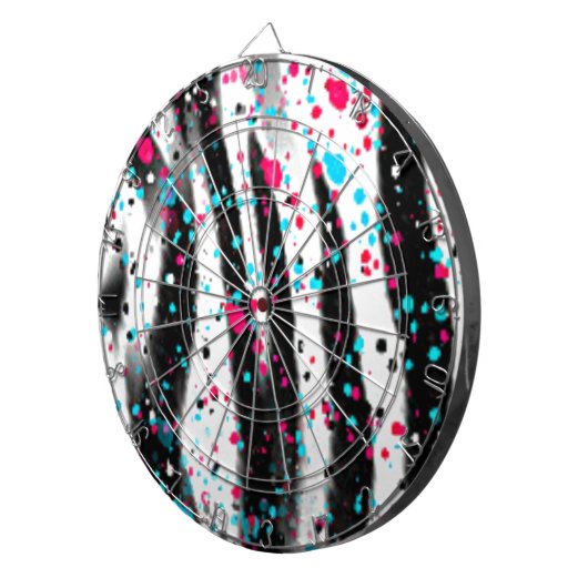 Zebra Dartbord (Voorkant Rechts)