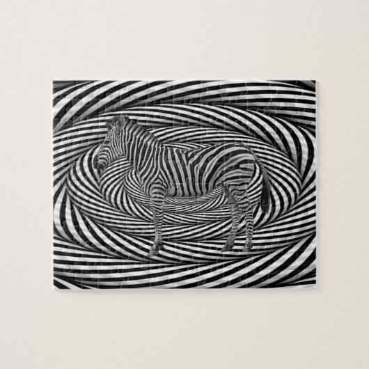 Zebra Dazzle Legpuzzel (Horizontaal)