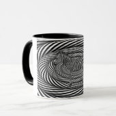 Zebra Dazzle Mok (Voorkant links)