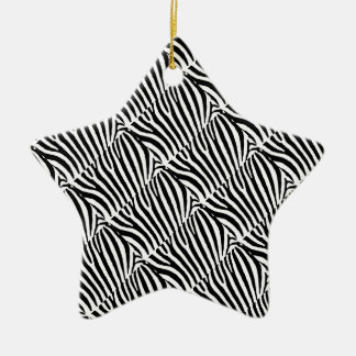 Zebra Design on Keramisch Ornament