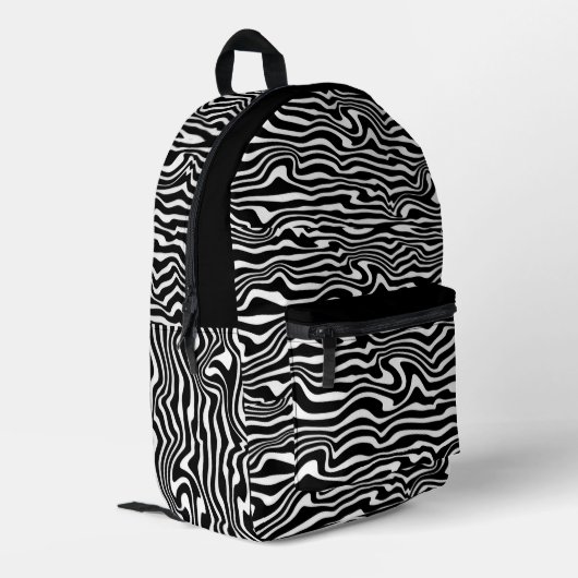 ZEBRA Design Rugzak (Achterkant Hoek Links)