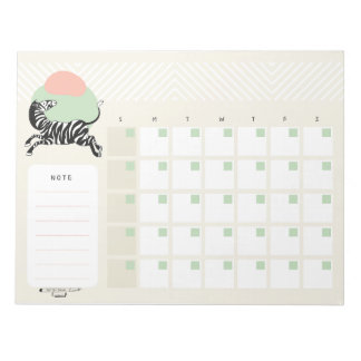 Zebra Desk Kalender Notitieblok