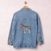Zebra - Dieren met een partij Denim Jacket (Hangar)
