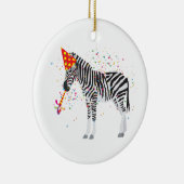 Zebra - Dieren met een partij Keramisch Ornament (Rechts)