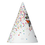 Zebra - Dieren op de geboorte Feesthoedjes (Links)