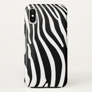 Zebra Dierenprint iPhone X Hoesje