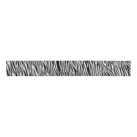 Zebra Dierenprintlint Grosgrain Lint (Voorkant)