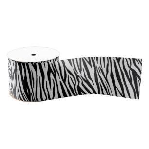 Zebra Dierenprintlint Grosgrain Lint