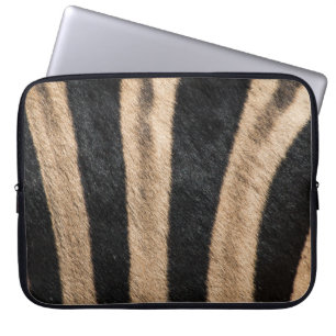 ZEBRA DIERLIJKE AFDRUKSTSTRIPE LAPTOP SLEEVE