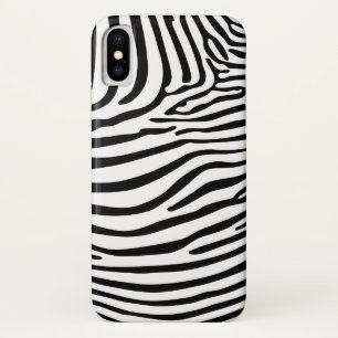 Zebra Dierprint iPhone X Hoesje