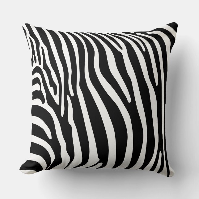 Zebra Dierprint Kussen (Voorkant)