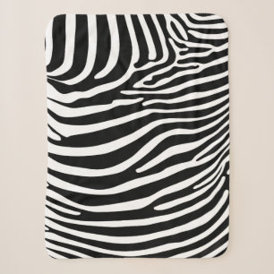 Zebra Dierprint Sherpa Deken