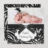 Zebra-doop Kaart (Voorkant / Achterkant)