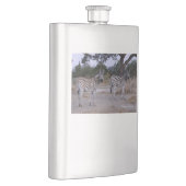 Zebra Double Take Photo Heupfles (Rechts)