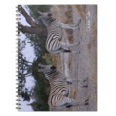 Zebra Double Take Photo Notitieboek (Voorkant)