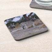 Zebra Double Take Photo Onderzetter (Linkerzijde)