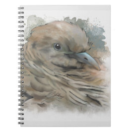 Zebra Dove Watercolor  Notitieboek