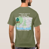 Zebra éblouit sur le T-shirt SLO Coast (Dos)