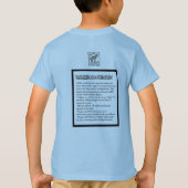 Zebra-EDS, Medisch, Zebras, ROCK! T-shirt (Achterkant)