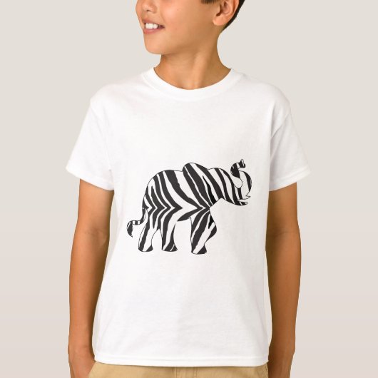Zebra Elephant T-shirt (Voorkant)
