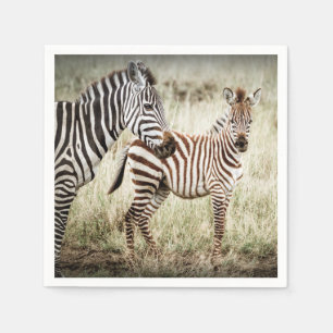 Zebra en Baby Napkins Servetten