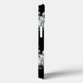 Zebra en exotische bloemen Case-Mate iPhone case (Achterkant / Rechts)