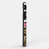 Zebra en luipaard Afdrukken - Aangepast monogram Case-Mate iPhone Case (Achterkant/rechts)