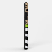 Zebra en luipaard Afdrukken - Aangepast monogram Case-Mate iPhone Case (Achterkant/rechts)