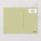 Zebra- en zebra-fauna safari-briefkaarten briefkaart (Achterkant)