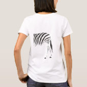 Zebra Envelopper Autour Du T-shirt (Dos)