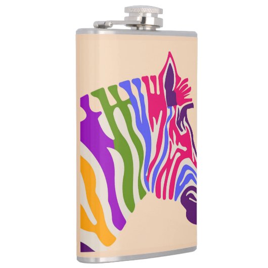 Zebra Erlenmeyer Heupfles (Rechts)