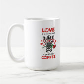 Zebra Express Your Love Mug Koffiemok (Links)