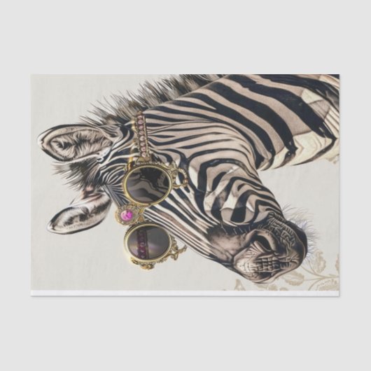 Zebra Extravaganza17 Tissuepapier (Voorkant)