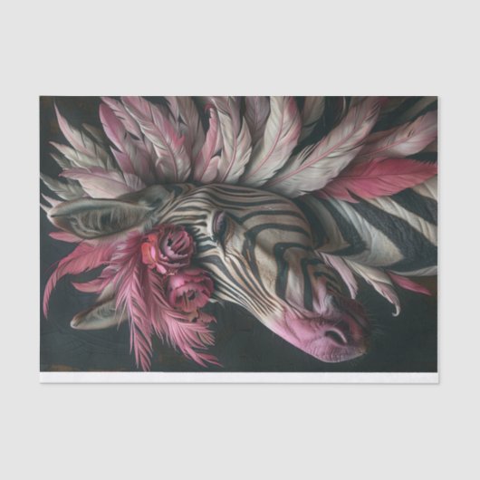 Zebra Extravaganza5 Tissuepapier (Voorkant)