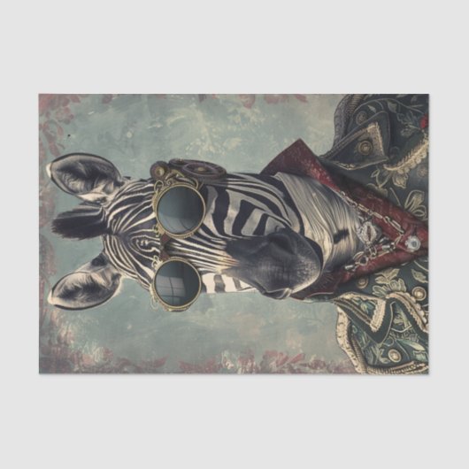 Zebra Extravaganza8 Tissuepapier (Voorkant)