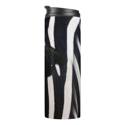 Zebra Eye Close-up Thermosbeker (Geroteerd rechts)