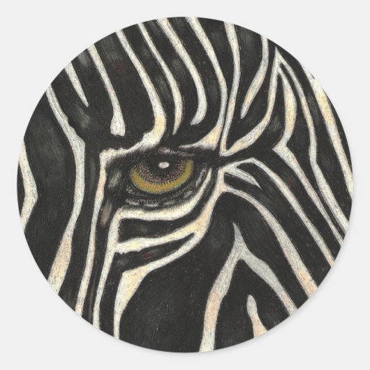 "Zebra Eye" Stickers (Voorkant)