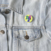 Zebra Eyesore Ronde Button 3,2 Cm (In situ)