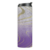 Zebra Faux Gold Thermosbeker (Gedraaid links)