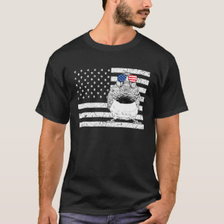 Zebra Finch 4th of July Bird Watching US American T-shirt