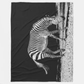 Zebra Fleece Blanket Deken (Voorkant)