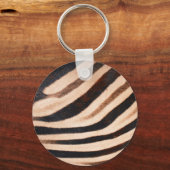 Zebra Fur Sleutelhanger (Voorkant)