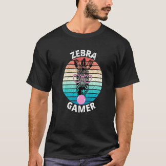 Zebra gamer grafisch ontwerp voor gamer Kinder 3 T-shirt