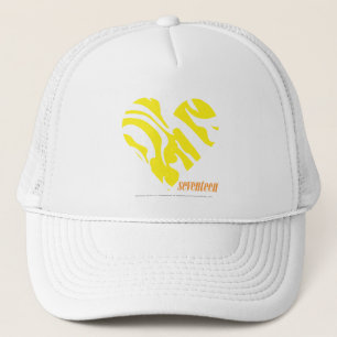 Zebra geel 4 trucker pet