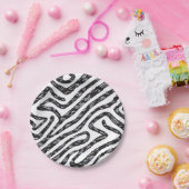 Zebra geïnspireerde party borden papieren bordje (Feest)