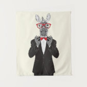Zebra Gentleman Wandkleed (Voorkant)