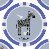 Zebra Gepersonaliseerd Poker Chips
