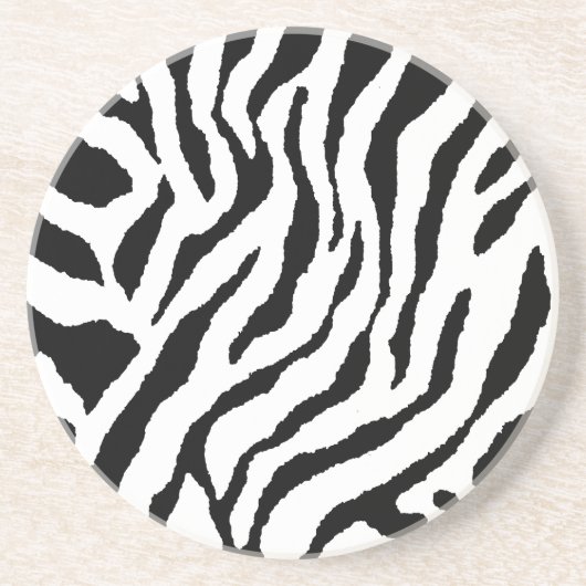 Zebra Gestreepte Onderzetters (Voorkant)
